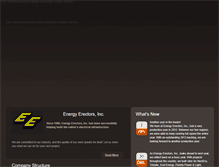 Tablet Screenshot of energyerectors.net